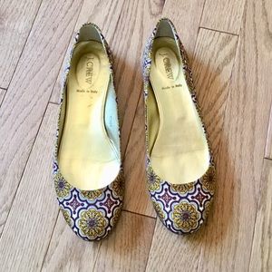 J. Crew medallion flats